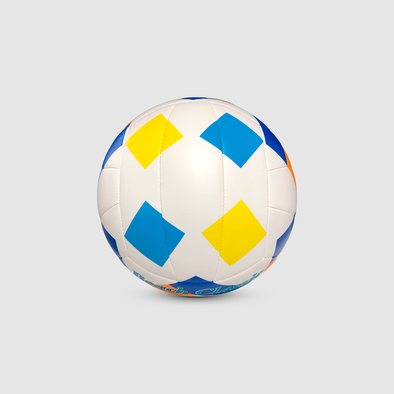 Bola de Vôlei de Praia BV543-Y Branco, Amarelo e Azul Mikasa