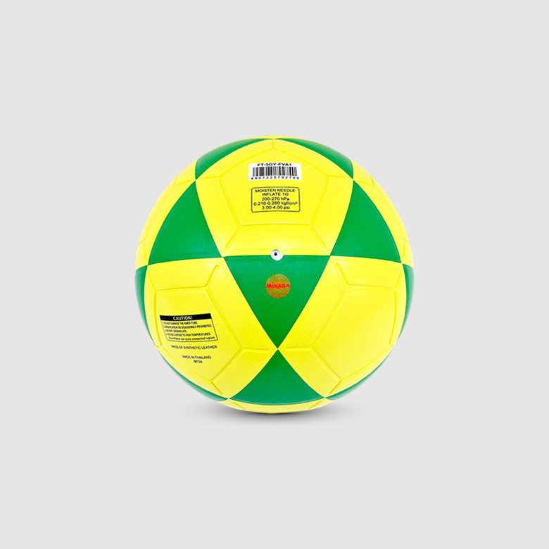 Bola Oficial de Futevôlei Mikasa FT-5 - Edição Anderson Águia Amarelo e Verde