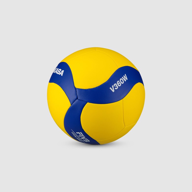 Bola de Voleibol V360W FIVB Amarelo e Azul Mikasa